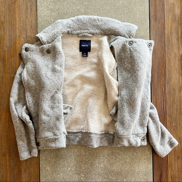 🌾 GAP KIDS Girls Cotton Jacket Sweatshirt Sweater size S - Picture 2 of 7